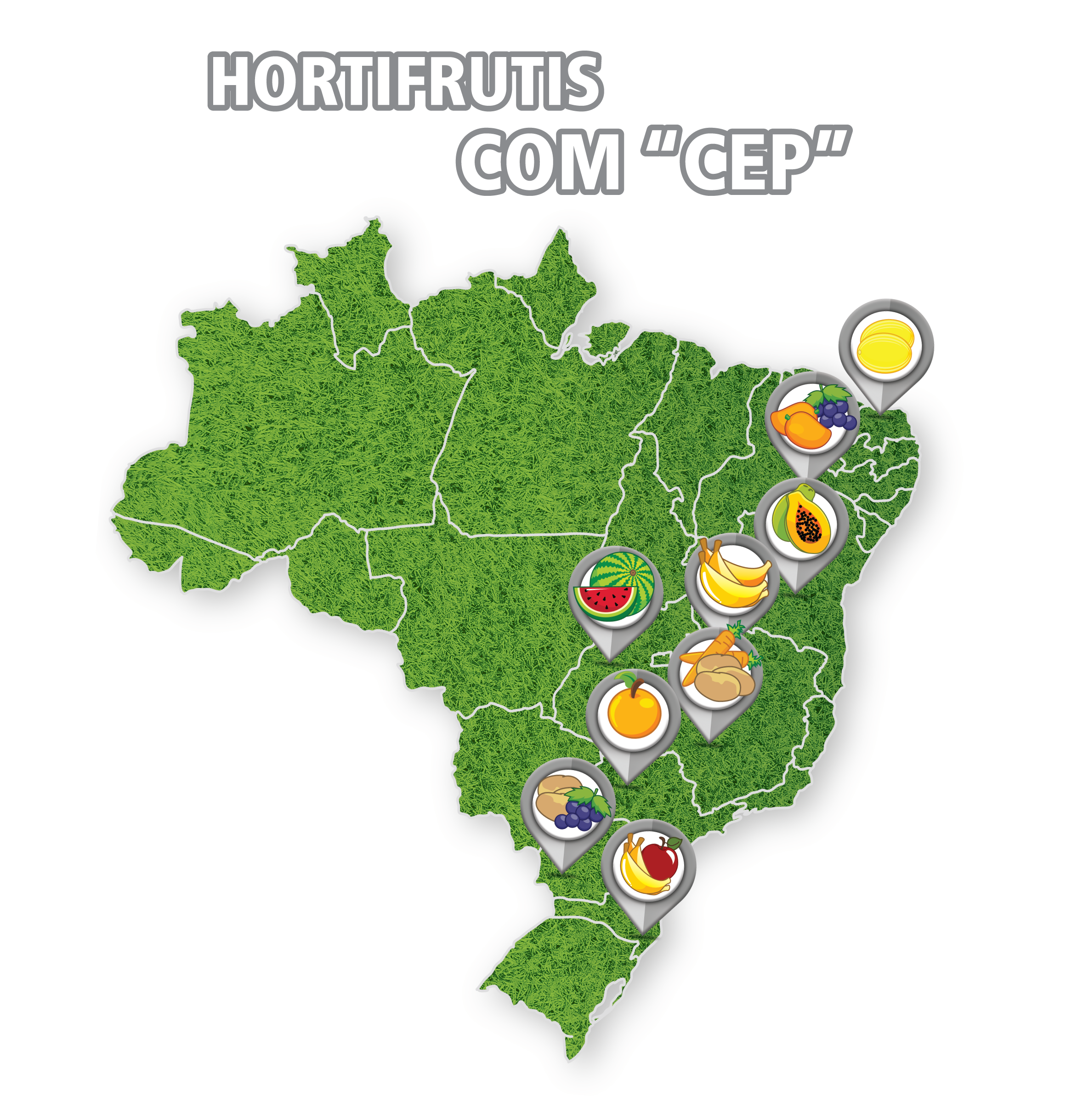 Regiões de Produção - Frutas do Brasil